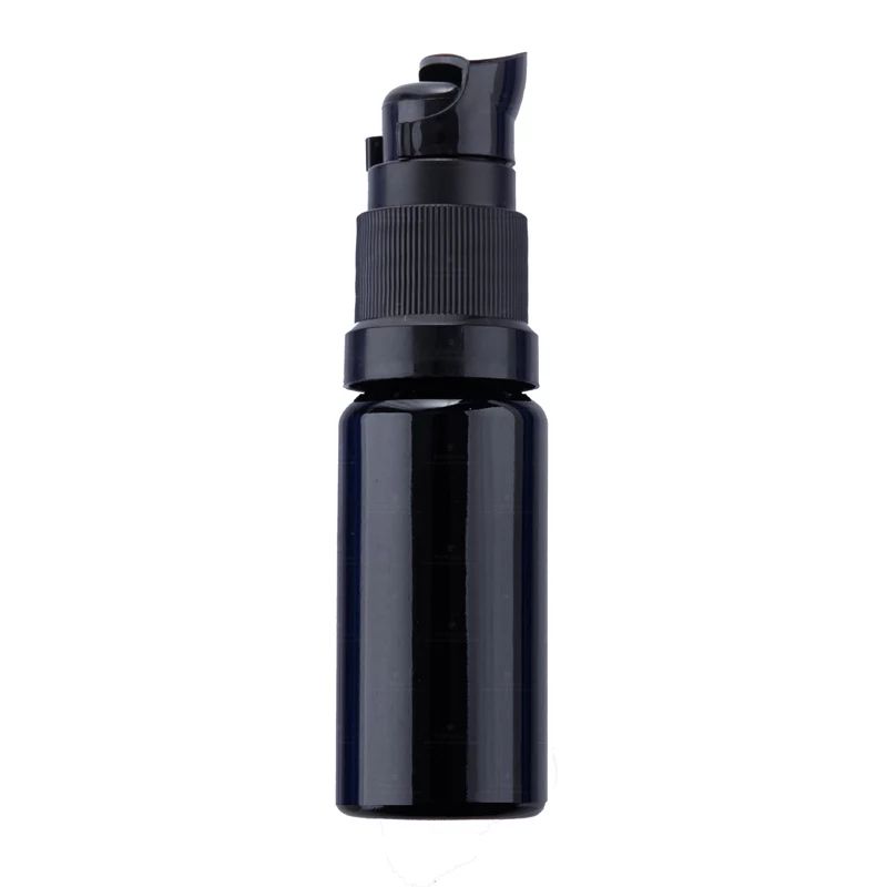 10ML 30ML 50ML 60ML 100ML Violet Glass Spray Bottle Black with Black Dropper Spray Cap And Jars