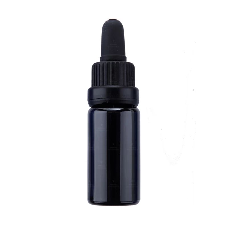 10ML 30ML 50ML 60ML 100ML Violet Glass Spray Bottle Black with Black Dropper Spray Cap And Jars