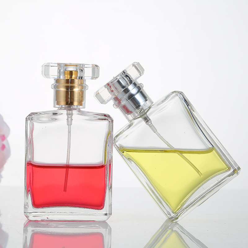 10ML 50ML 100ML Cosmetic Spray Bottle Perfume Bottle Design With Acrylic cap