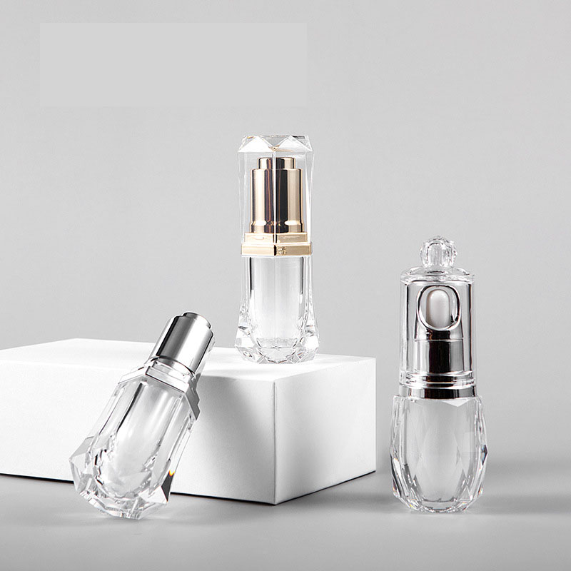 10ML Acrylic Push-type Dropper Essential Oil Glass Bottle Cosmetics Empty Bottle