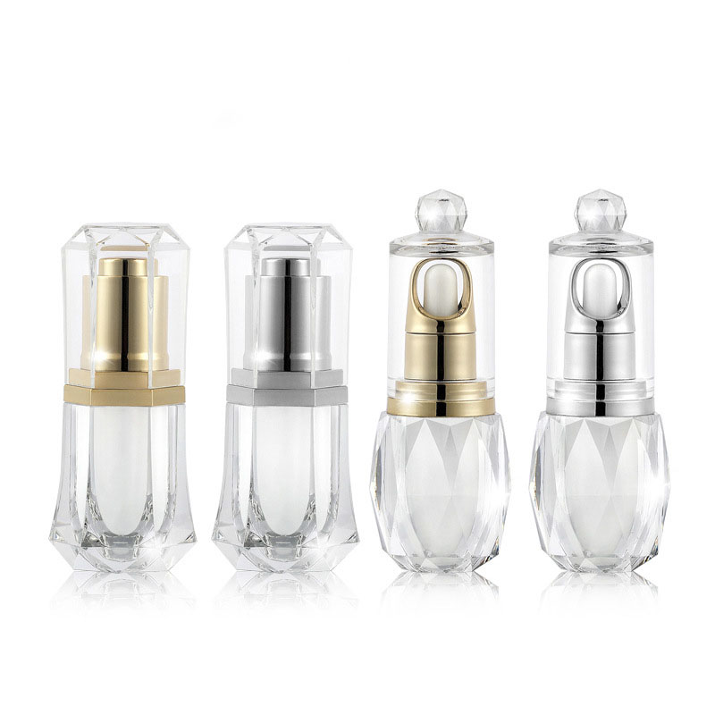 10ML Acrylic Push-type Dropper Essential Oil Glass Bottle Cosmetics Empty Bottle