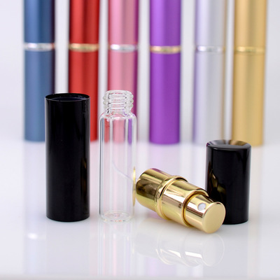 10ML Mini Perfume Bottle Atomizer Perfume Spray Bottle Portable Travel Aluminum Cosmetic Empty Spray