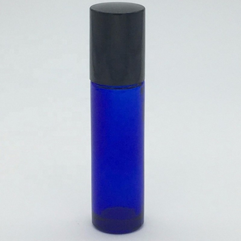 10ML blue glass bottle for cosmetic essential oil dropper glass bottle
