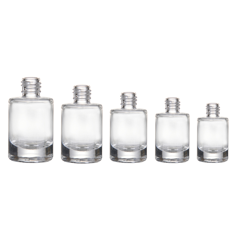 10Ml 12Ml 15Ml Custom Unique Clear Empty Nail Polish Bottle With Cap Nail Polish glass bottle