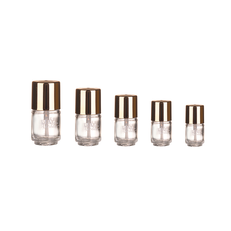 10Ml 12Ml 15Ml Custom Unique Clear Empty Nail Polish Bottle With Cap Nail Polish glass bottle