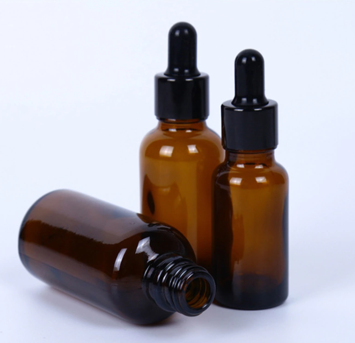 10Ml 15Ml 20Ml 30Ml 50Ml 100Ml Luxury Liquid Amber Glass Dropper Bottles