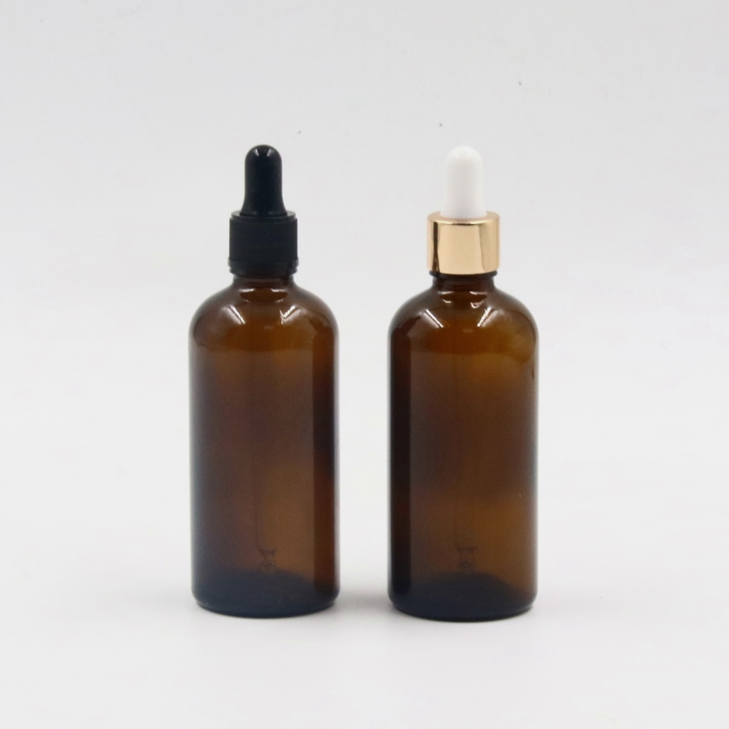 10Ml 15Ml 20Ml 30Ml 50Ml 100Ml Luxury Liquid Amber Glass Dropper Bottles