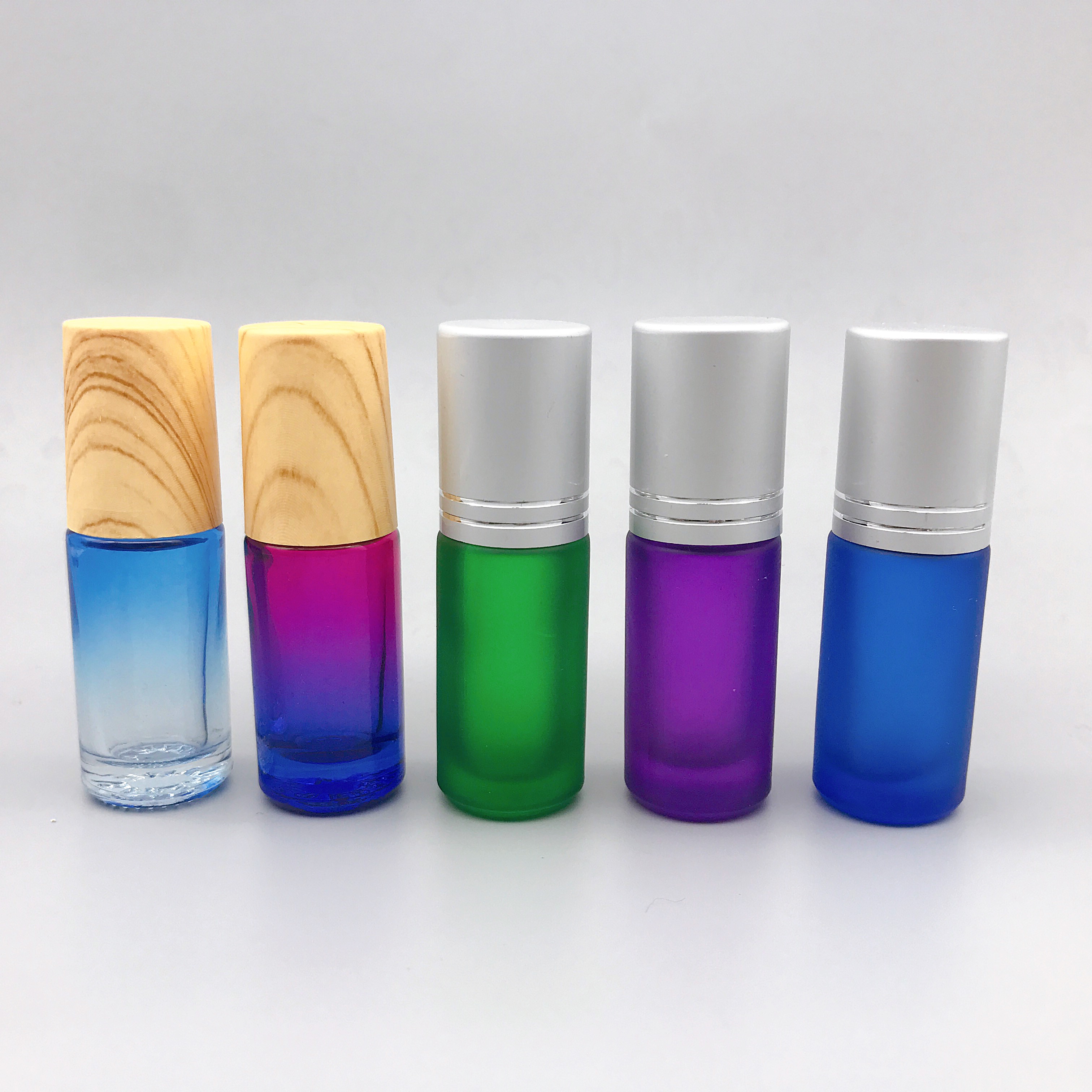 10Ml 15Ml Amber Empty Glass Perfume Roll On Ball Bottle For Essential Oil
