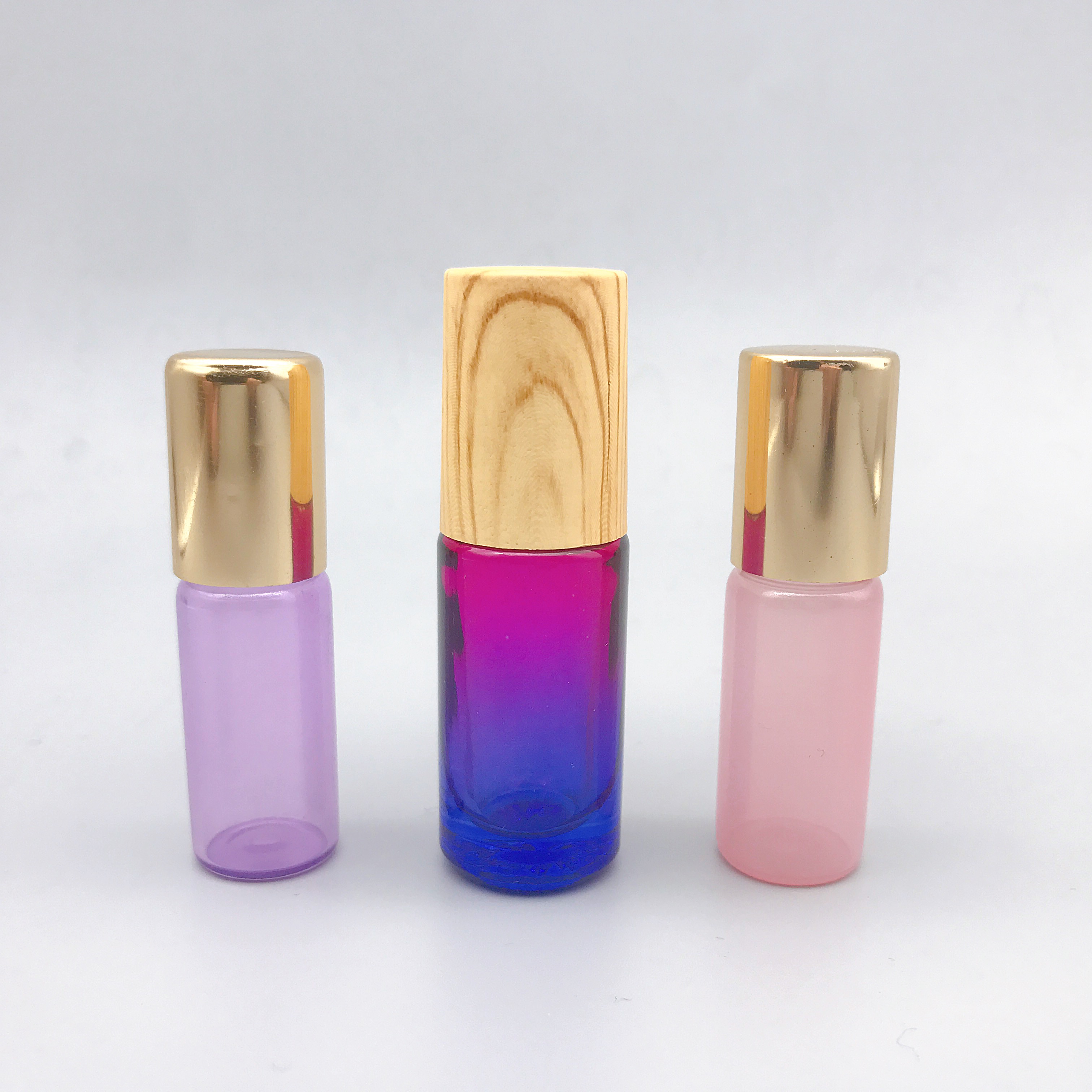 10Ml 15Ml Amber Empty Glass Perfume Roll On Ball Bottle For Essential Oil