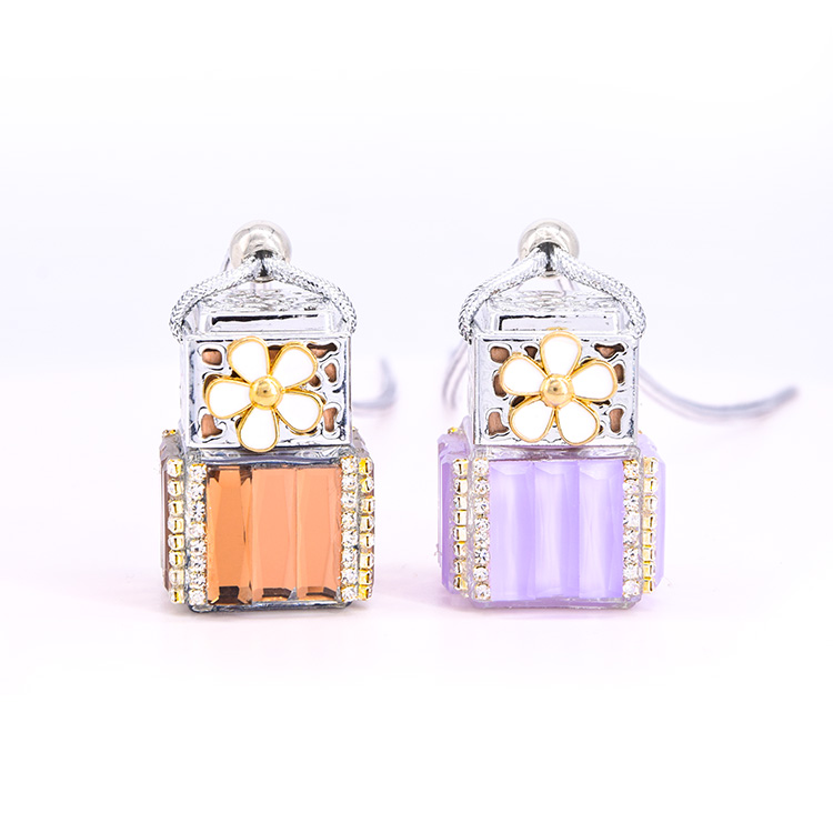 10Ml Empty Wood Diffuser Air Freshener Hanging Glass Car Perfume Bottle