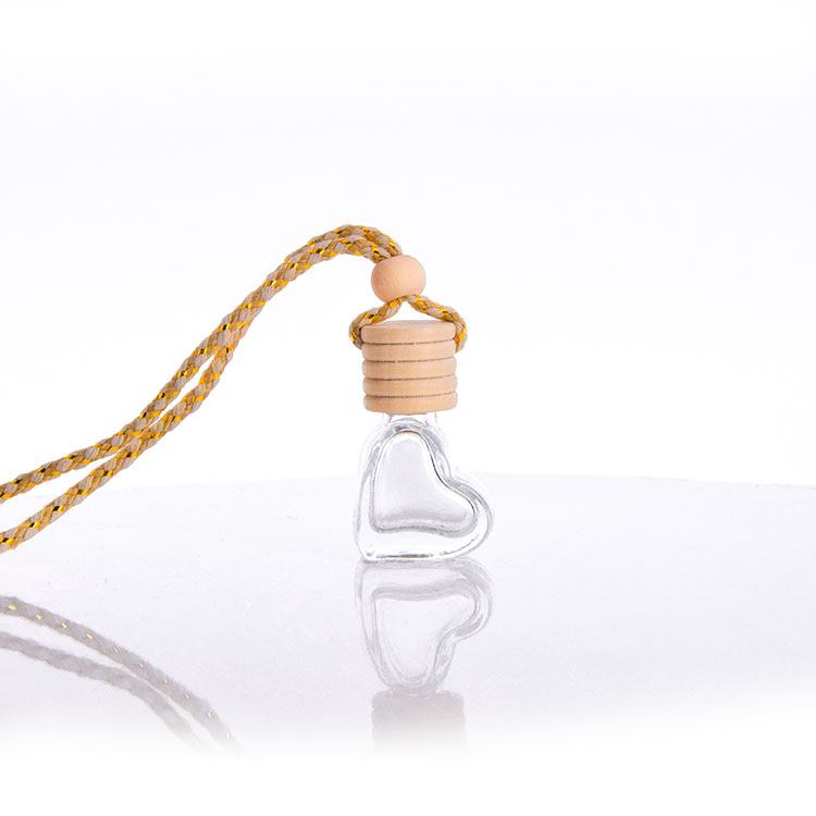 10Ml Empty Wood Diffuser Air Freshener Hanging Glass Car Perfume Bottle
