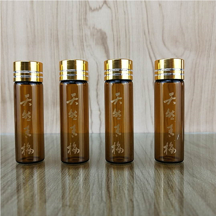 10Ml Glass Injection Vial Sealing Machine With Rubber Stopper Decorative Glassvials