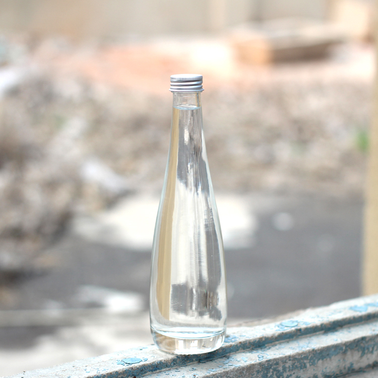 10Oz 14Oz 16Oz Glass Beverage Bottle/Glass Custom Beverage Bottle With Aluminium Screw Cap