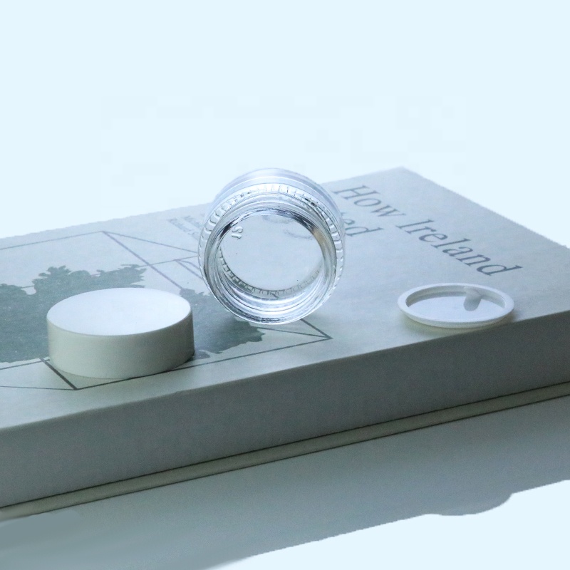 10g 10 ml Mini empty round eye cream glass jar for cosmetic packaging (GJM06 )
