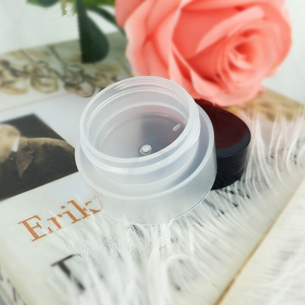 10g 10ml PP plastic green clear sample face cream jar, cosmetic eye cream container