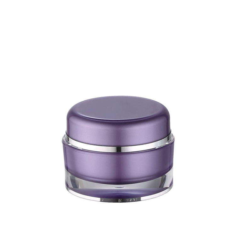 10g 10ml small size acrylic eye cream jar container 5g 15g 30g 1oz 50g 100g 150g 200g luxury round purple sleeping mask jar