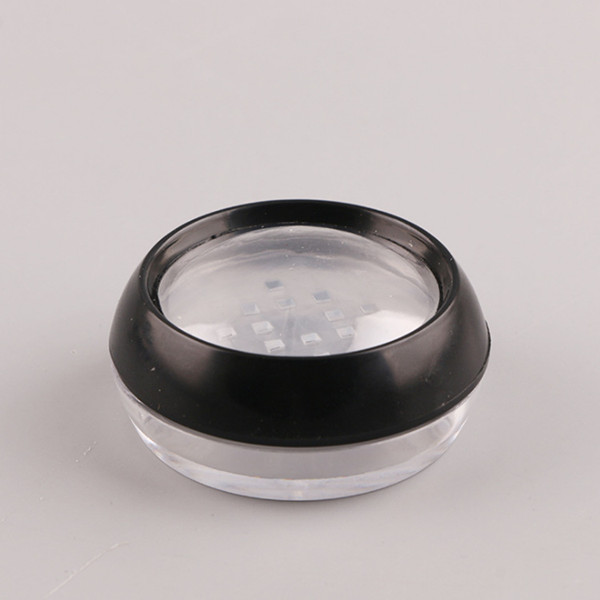 10g - 12g plastic loose powder jar with clear lid, 10g cosmetic loose powder container