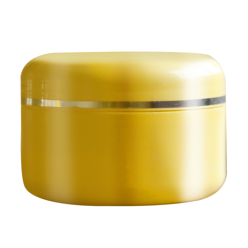 10g/15g/20g/25g/30g/40g/50g Yellow Green Blue White Empty Plastic Cream Jar with Screw Cap