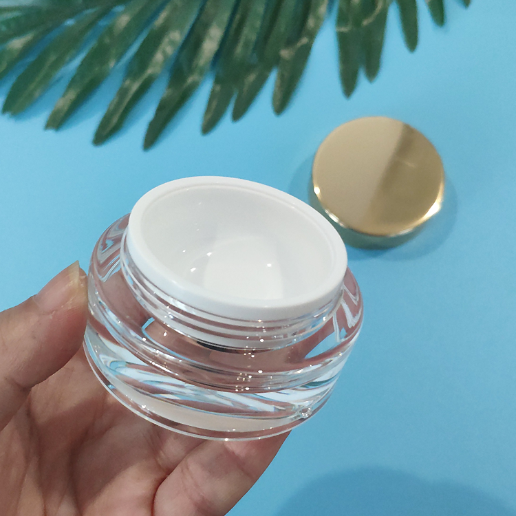 10g 15g 20g 30g 50g 100g frosted beauty packaging thick wall acrylic cream cosmetics jar