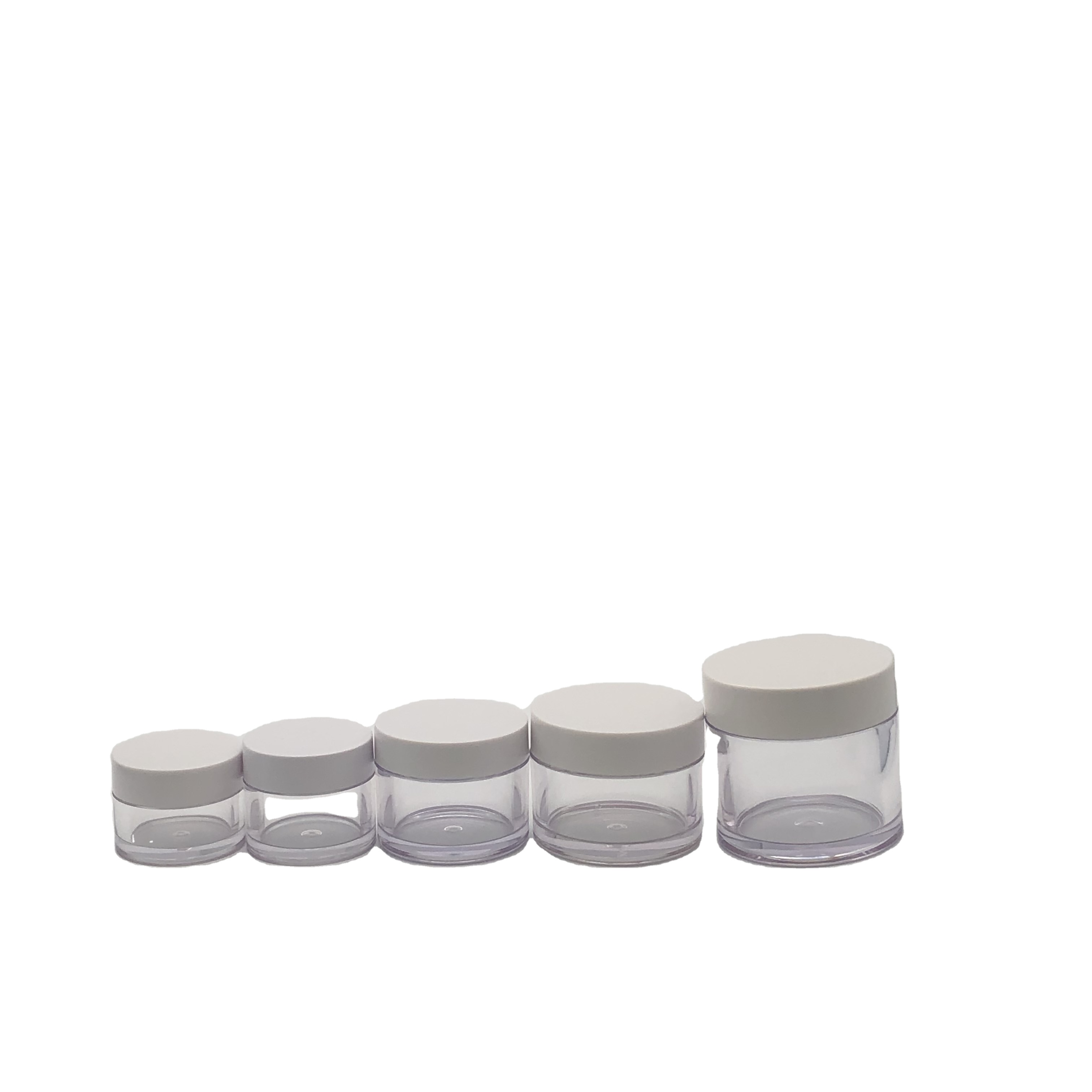 10g 15g 20g 30g 50g 80g 100g 120g 150g 200g 250g PETG jar cream jar transparent plastic jar with inner tape and smooth cap