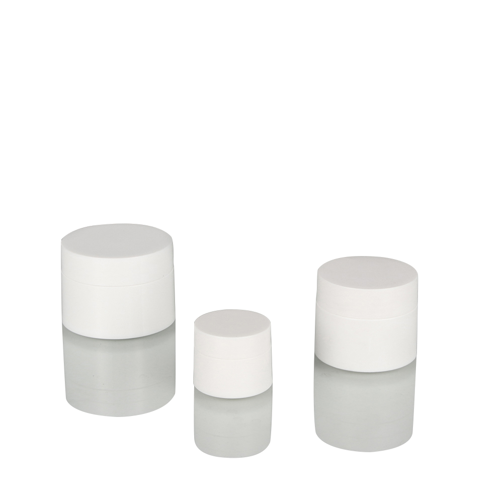 10g 15g 20g 30g 50g White PP Double Wall Cream Jar for Cosmetics