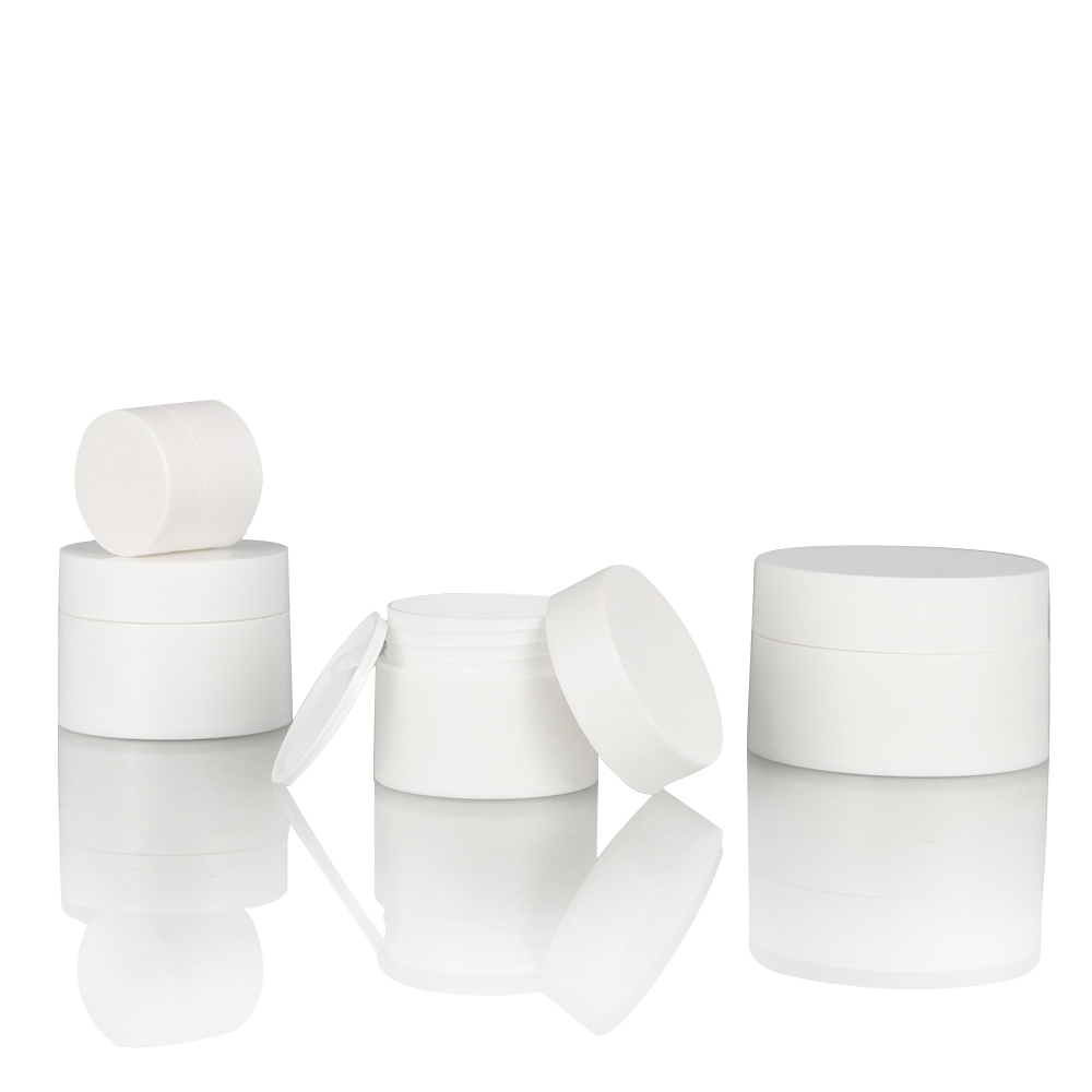 10g 15g 20g 30g 50g White PP Double Wall Cream Jar for Cosmetics