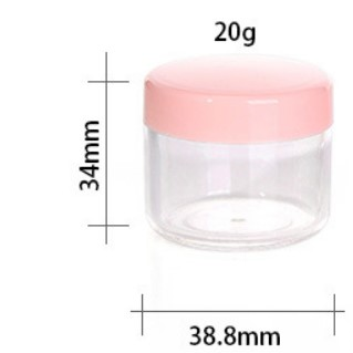 10g 15g 20g plastic jars with lids factory direct sale