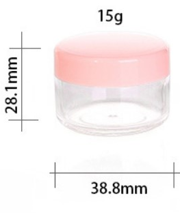 10g 15g 20g plastic jars with lids factory direct sale
