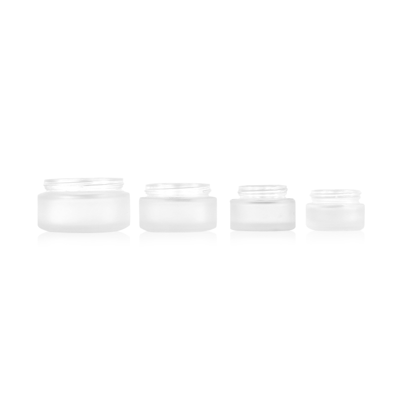 10g 15g 30g 50g frosted glass cosmetic face cream jar
