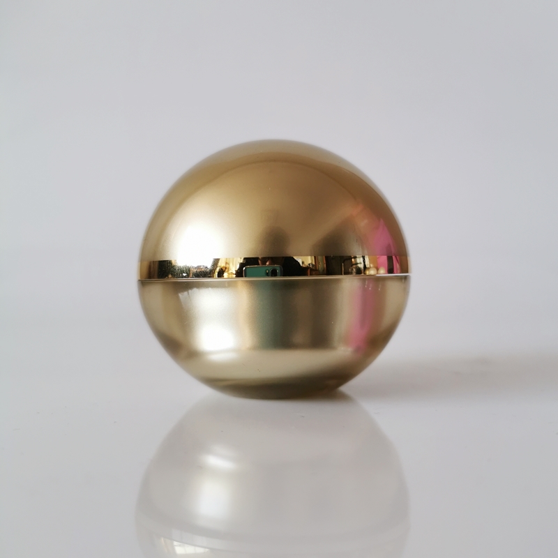 10g 15g 30g 50g gold ball shape plastic round jar lip balm container stocks