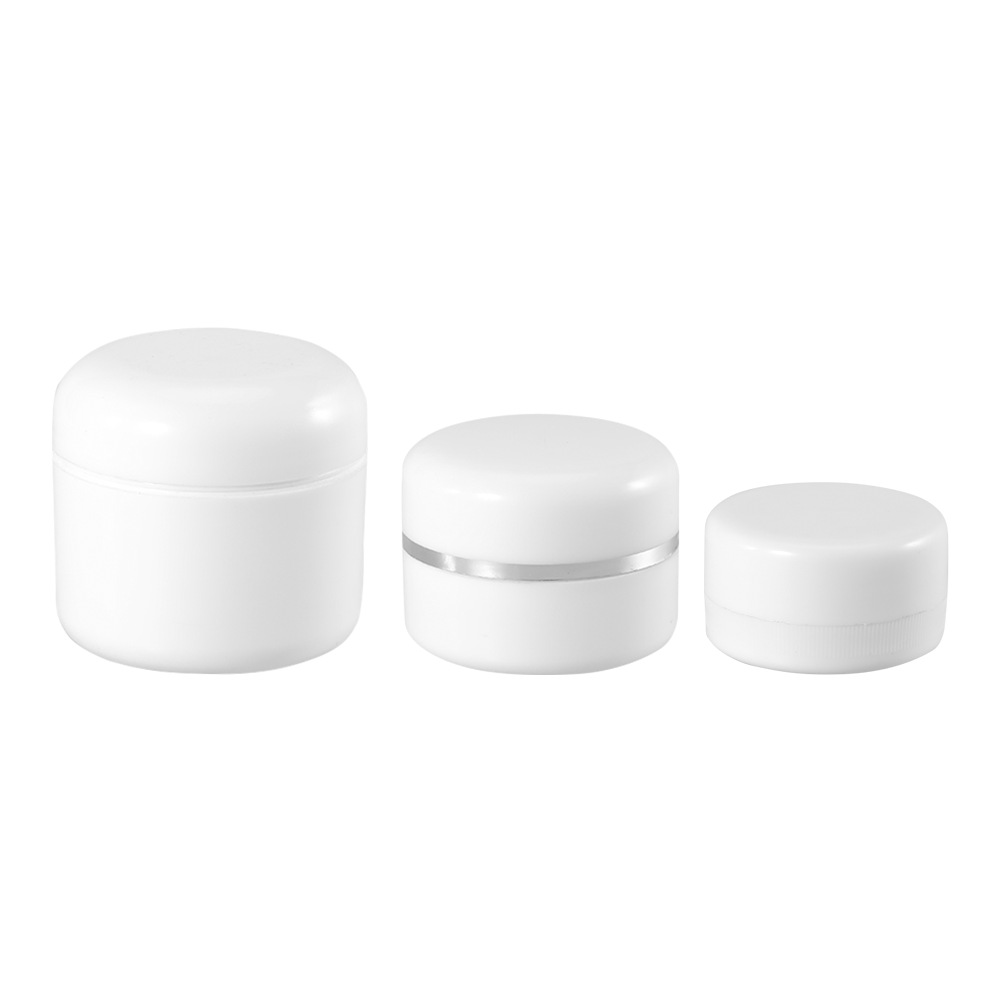 10g 15g 50g PP empty round plastic cosmetic face cream lotion jar for skin care use body lotion jar hair gel jar