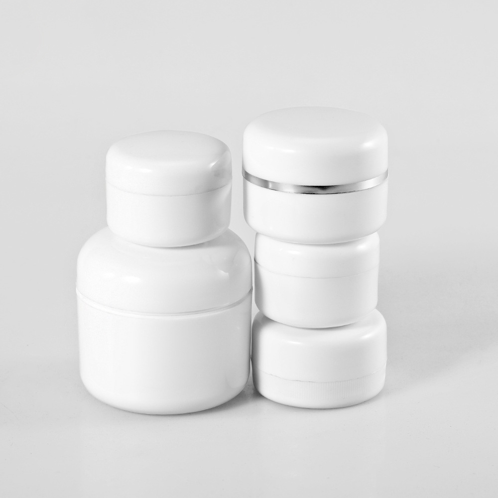 10g 15g 50g PP empty round plastic cosmetic face cream lotion jar for skin care use body lotion jar hair gel jar