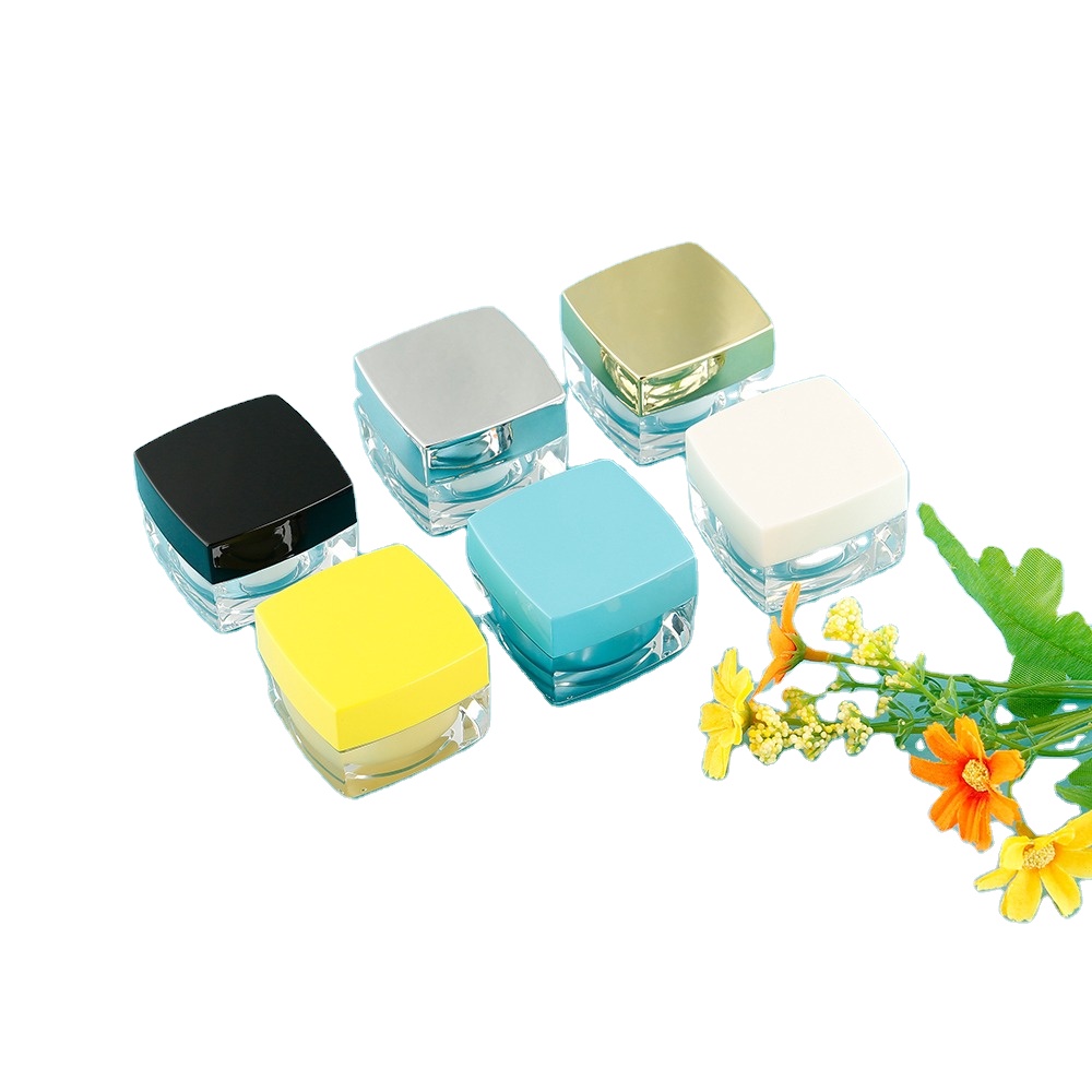 10g 15g Factory in Stock cream jar white plastic jar for face cream