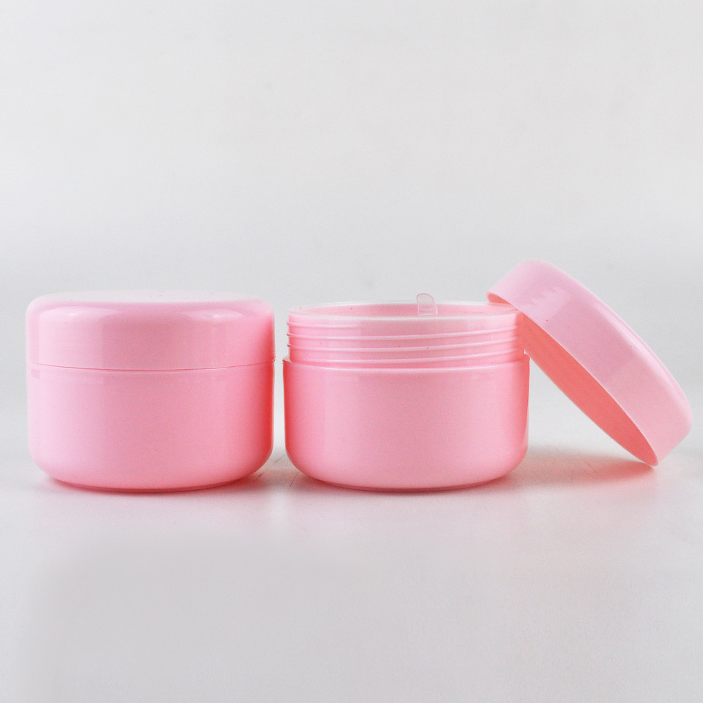 10g 20g 30g 100g 150g 200g 250g cosmetic plastic jar 50g white hair product plastic container with lid