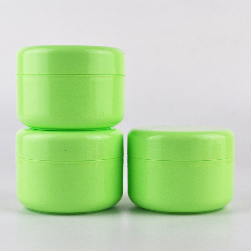 10g 20g 30g 100g 150g 200g 250g cosmetic plastic jar 50g white hair product plastic container with lid