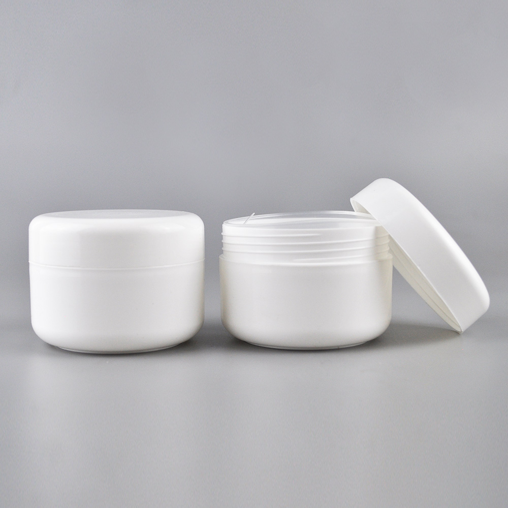 10g 20g 30g 100g 150g 200g 250g cosmetic plastic jar 50g white hair product plastic container with lid