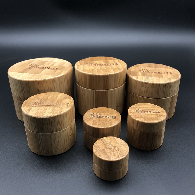 10g 20g 30g 50g 100g 150g 200g 250g Eco-friendly Cheap Skincare Plastic Cream Jar Bamboo Cosmetic Container