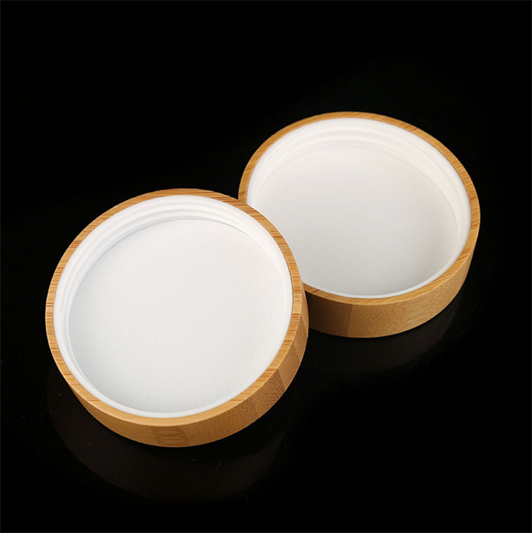 10g 20g 30g 50g 100g 150g 200g 250g frosted bamboo cream jar with bamboo lid