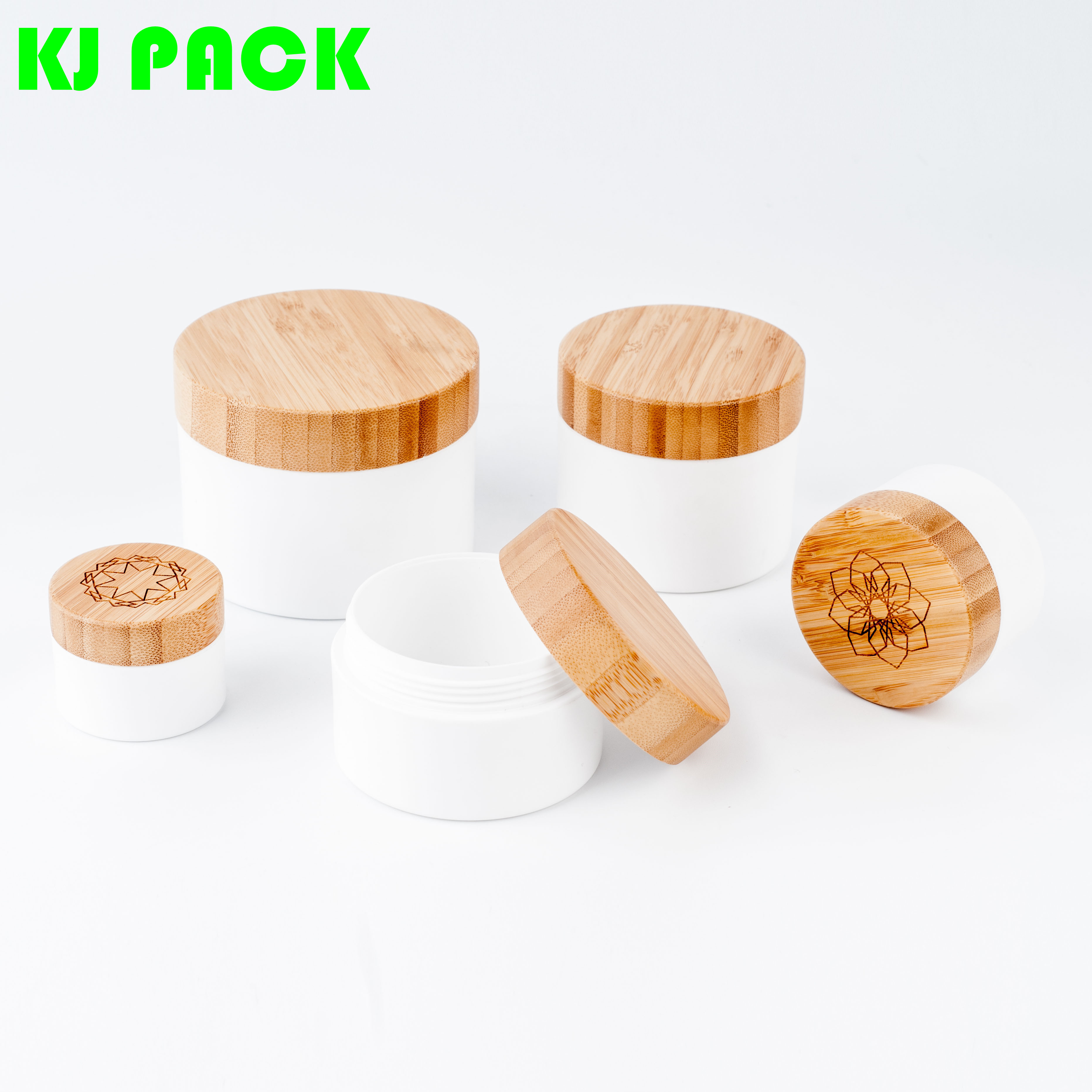 10g 20g 30g 50g 100g 150g 200g Empty Cosmetic Container,Bamboo Lid Frosted Glass Bottle Cream Jars,Glass Jar Wooden Lid