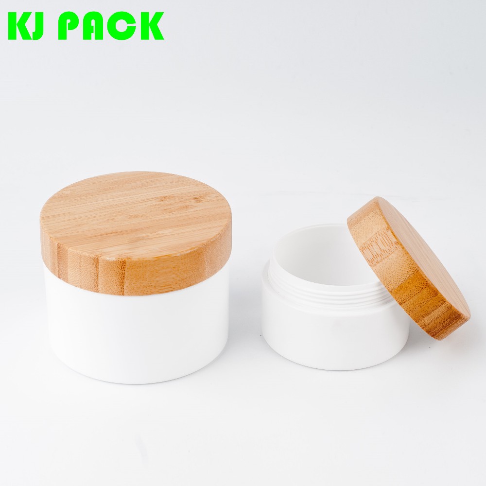 10g 20g 30g 50g 100g Bamboo Lid and Inner Liners Empty Straight Sided Cream Jars Vials Pots Makeup Container