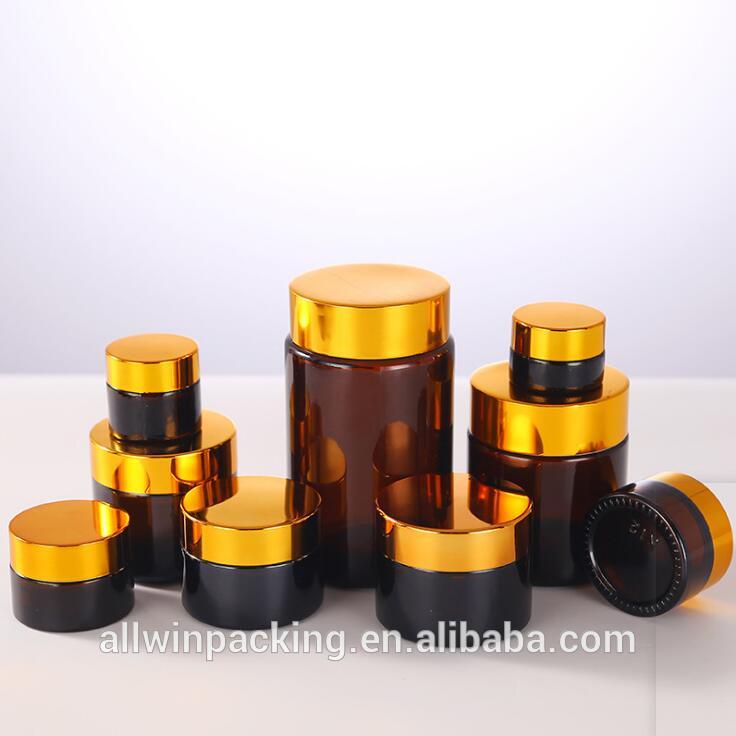 10g 20g 30g 50g 60g 100g 200g Clear Glass Cosmetics Cream Jars