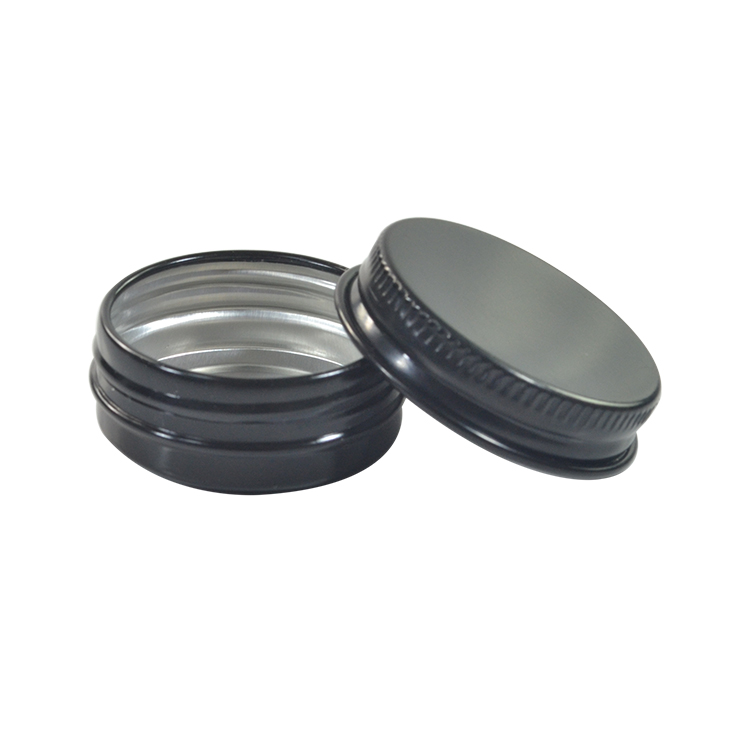 10g 20g 30g 50g 60g 80g 100g 150g 200g 250g 300g 500g beard oil black silver aluminium jar metal can tin with screw lid