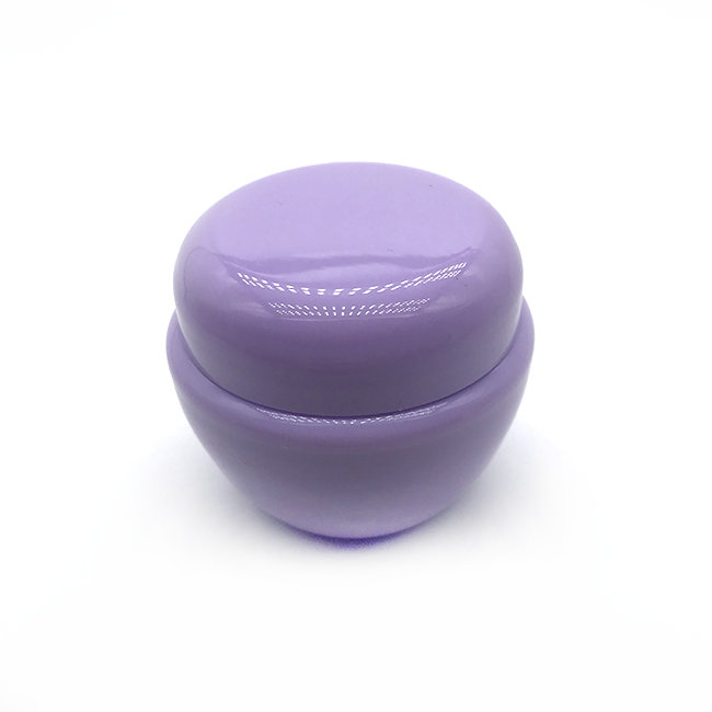 10g 20g 30g 50g plastic jar purple sample jars for cosmetic cream