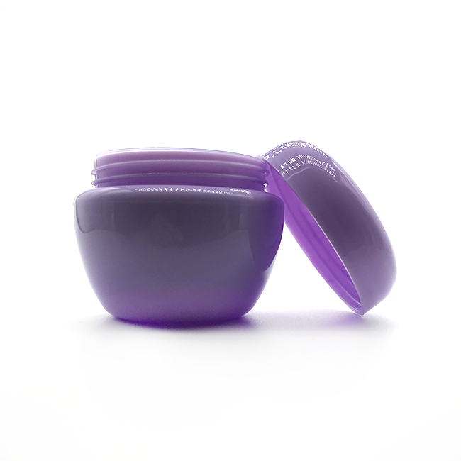 10g 20g 30g 50g plastic jar purple sample jars for cosmetic cream