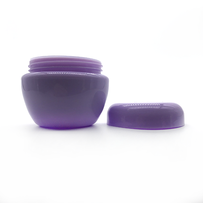 10g 20g 30g 50g plastic jar purple sample jars for cosmetic cream