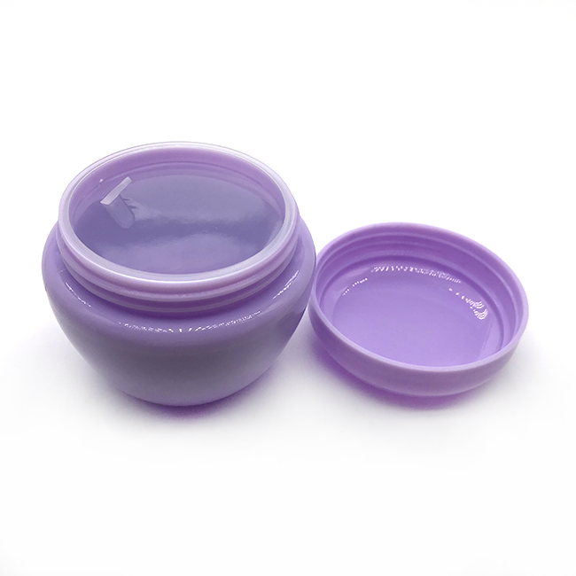 10g 20g 30g 50g plastic jar purple sample jars for cosmetic cream