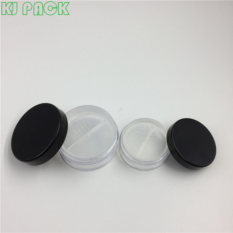 10g 20g 30g Loose Powder Jar With Rotating Lockable Sifter Lids