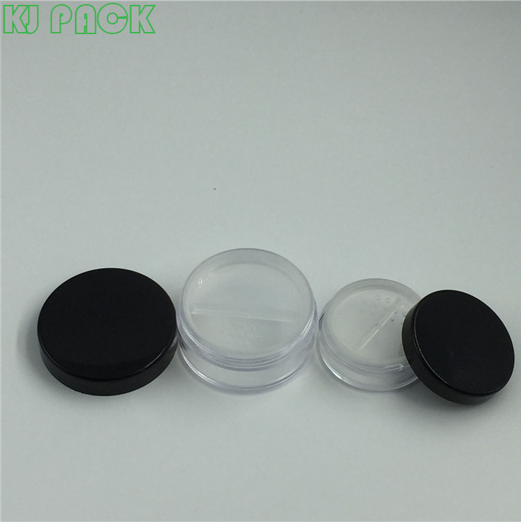10g 20g 30g Loose Powder Jar With Rotating Lockable Sifter Lids