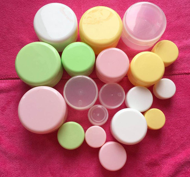 10g 20g 50g 100g Plastic Cosmetic empty Jar Round Shape Plastic Cosmetic Container Pp Plastic Cream Jar