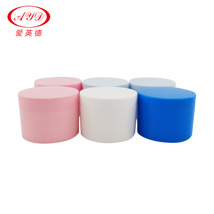 10g 20g Macaron Color Plastic Cosmetic Empty Container Single Thick Wall Jar Sample Packing Jars